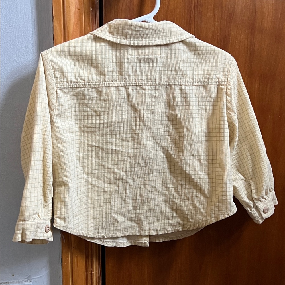 Zara Butter Yellow Button Down Shirt - Picture 6 of 6